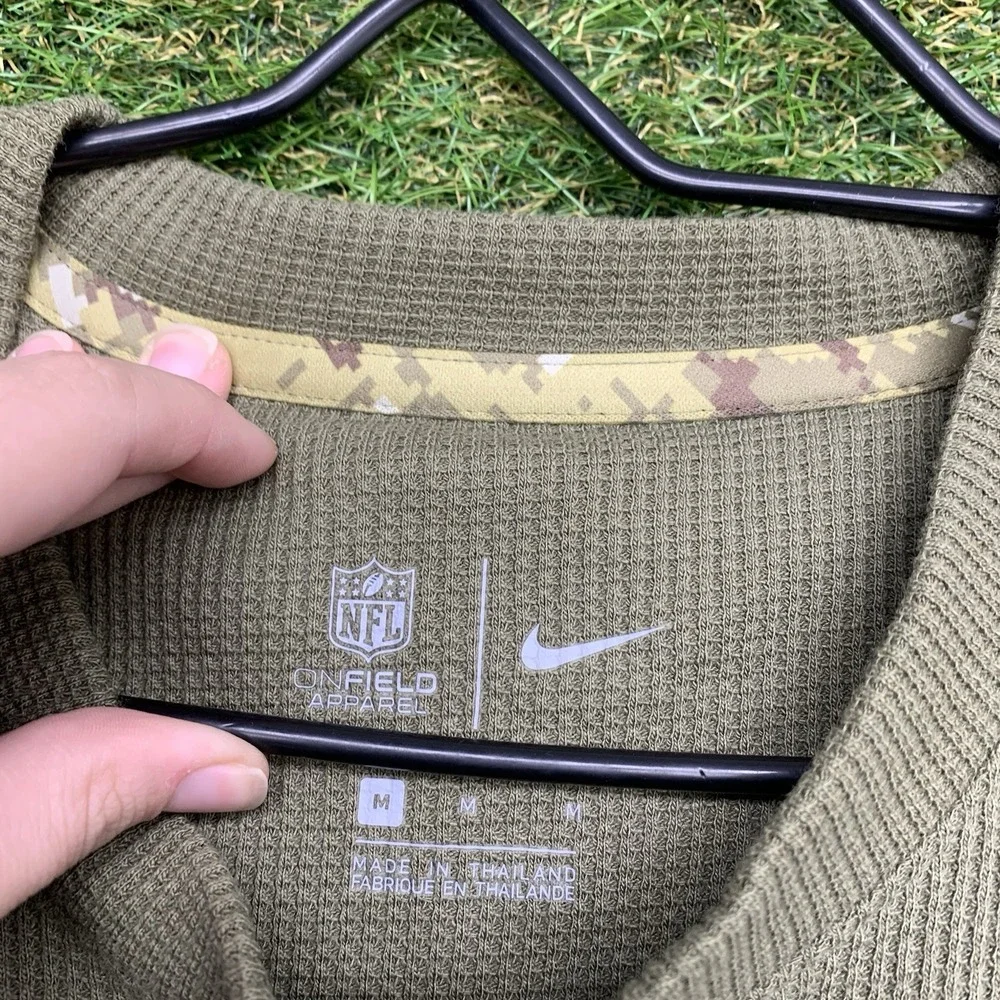 Nike Cleveland Browns Salute to Service Thermal Shirt Mens Medium Camo NWT